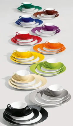 Ritzenhoff & Breker Teller flach DOPPIO 6er Set rot