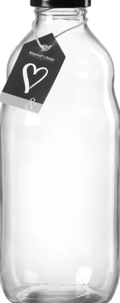 Ritzenhoff & Breker Vorratsflasche MARA 1000 ml rund Glas