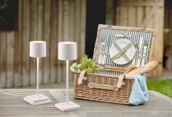 RL Akku LED Tischlampe FERNANDEZ weiß