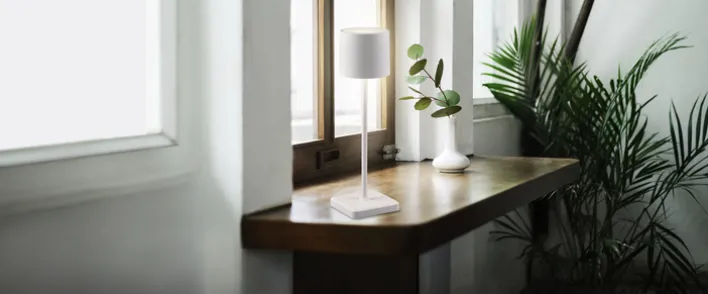 RL Akku LED Tischlampe FERNANDEZ weiß