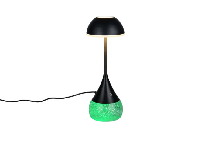 RL Akku LED Tischleuchte TEMBO, Kunststoff, Höhe 28,3 cm Schwarz