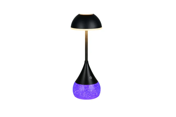 RL Akku LED Tischleuchte TEMBO, Kunststoff, Höhe 28,3 cm Schwarz
