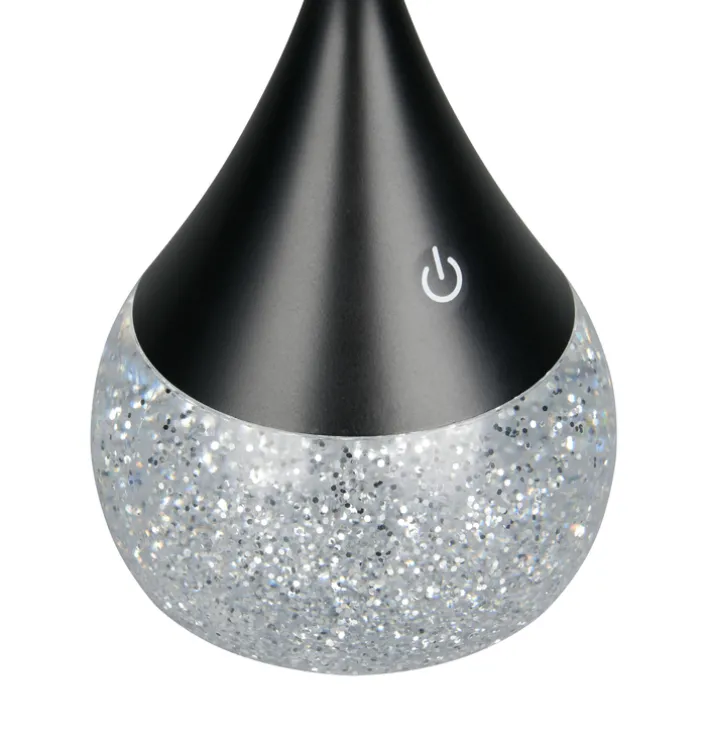 RL Akku LED Tischleuchte TEMBO, Kunststoff, Höhe 28,3 cm Schwarz