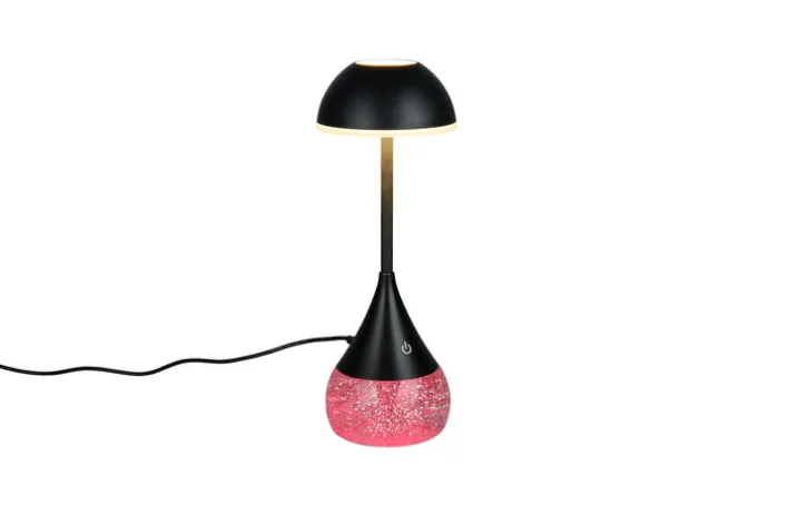 RL Akku LED Tischleuchte TEMBO, Kunststoff, Höhe 28,3 cm Schwarz