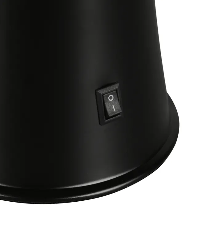 RL Lavalampe ETNA, Metall/Glas/Wachs, Höhe 39 cm, LED 21 W, 3.000 K, 260 lm, Schutzklasse 2, IP20, Schwarz/Rot/Lila