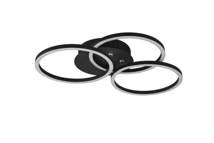 RL LED Deckenlampe CIRCLE schwarz