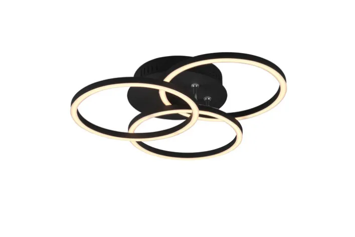 RL LED Deckenlampe CIRCLE schwarz