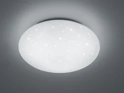 RL LED Deckenlampe LUKIDA mit Fernbedienung 38 cm Kunststoff weiß
