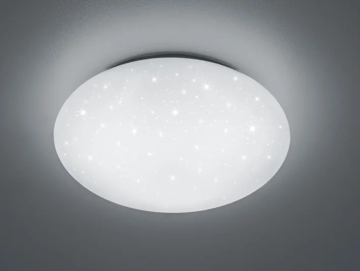 RL LED Deckenlampe LUKIDA mit Fernbedienung 38 cm Kunststoff weiß