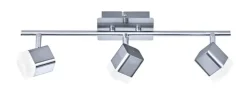 RL LED Deckenlampe ROUBAIX mit 3 Spots nickelfarbig