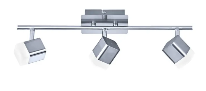 RL LED Deckenlampe ROUBAIX mit 3 Spots nickelfarbig