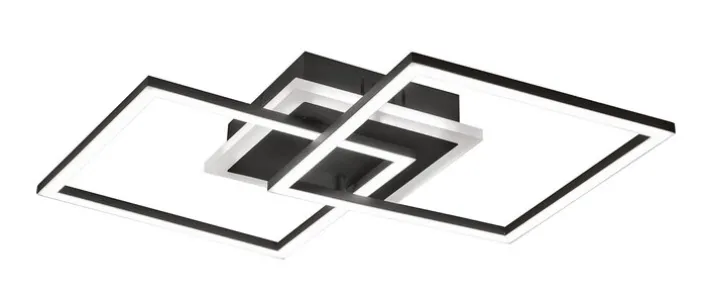 RL LED Deckenlampe VENIDA 35,5 x 57,5 cm schwarz