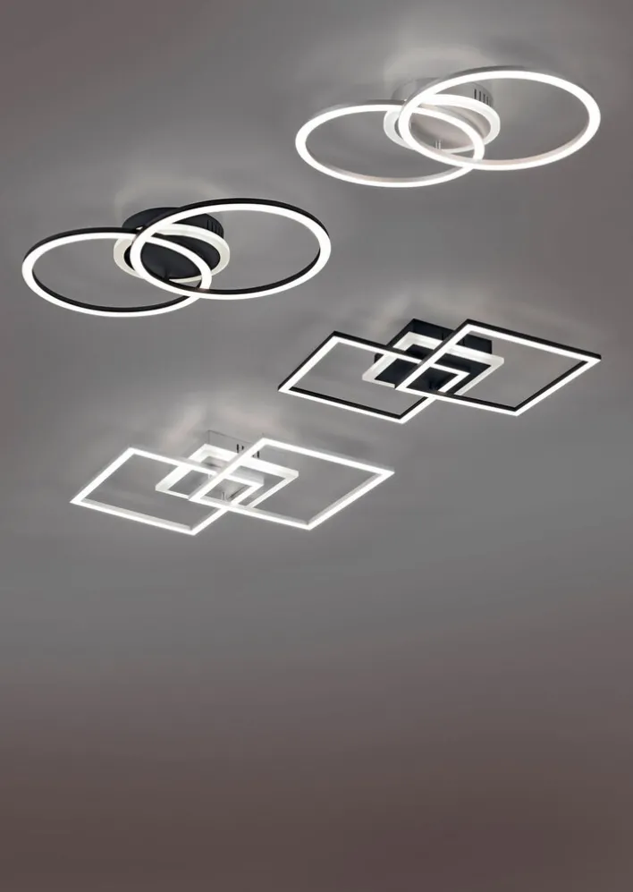 RL LED Deckenlampe VENIDA 35,5 x 57,5 cm schwarz