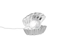 RL LED Dekoleuchte SHELLY, Kunststoff, 17,5 x 14,5 x 12,5 cm Chromfarbig