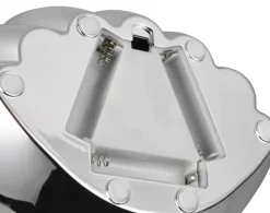 RL LED Dekoleuchte SHELLY, Kunststoff, 17,5 x 14,5 x 12,5 cm Chromfarbig