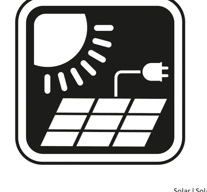 RL LED Solarlampe MELO 30 cm weiß