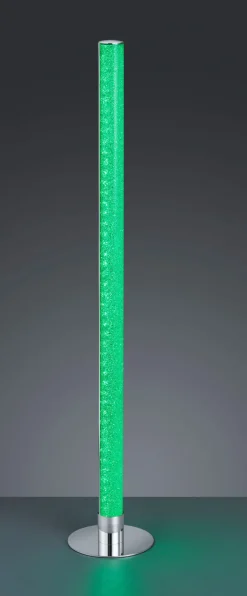 RL LED Stehlampe LEIA mit Fernbedienung 104 cm Metall/Acryl chromfarbig/transparent