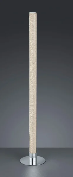 RL LED Stehlampe LEIA mit Fernbedienung 104 cm Metall/Acryl chromfarbig/transparent