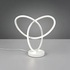 RL LED Tischlampe Lando, Metall, 28 x 28 x 12 cm Weiß