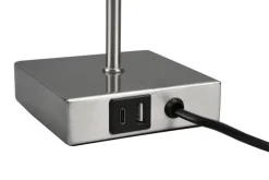 RL Retrofit Tischlampe OLE 35 cm nickelfarbig /weiß