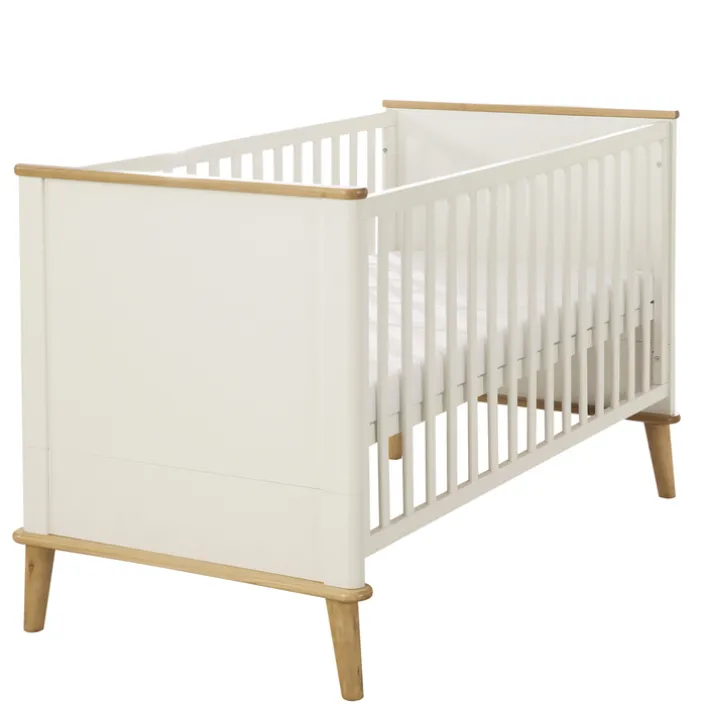 roba Babybett PAULINE weiß/ braun