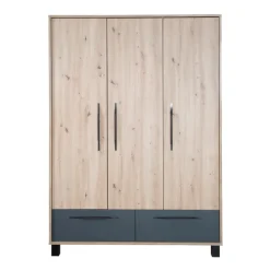 roba Baby-Kleiderschrank ARTESANA braun/ grau