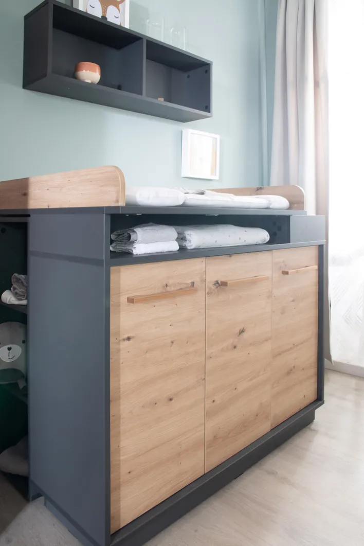 roba Wickelkommode LENN anthrazit