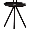 ROLF BENZ Beistelltisch rund TABLEAU Eiche schwarz
