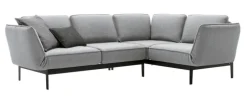 ROLF BENZ Ecksofa MERA 267 x 192 cm Stoffbezug signalgrau