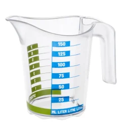 rotho Messbecher DOMINO 0,15 Liter Kunststoff