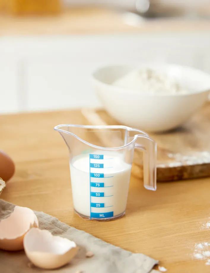 rotho Messbecher DOMINO 0,15 Liter Kunststoff