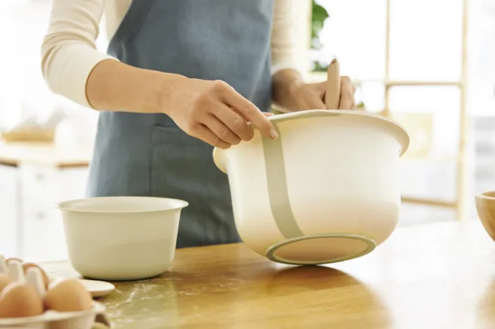 rotho Rührschüssel-Set FRESH Kunststoff Cool grau