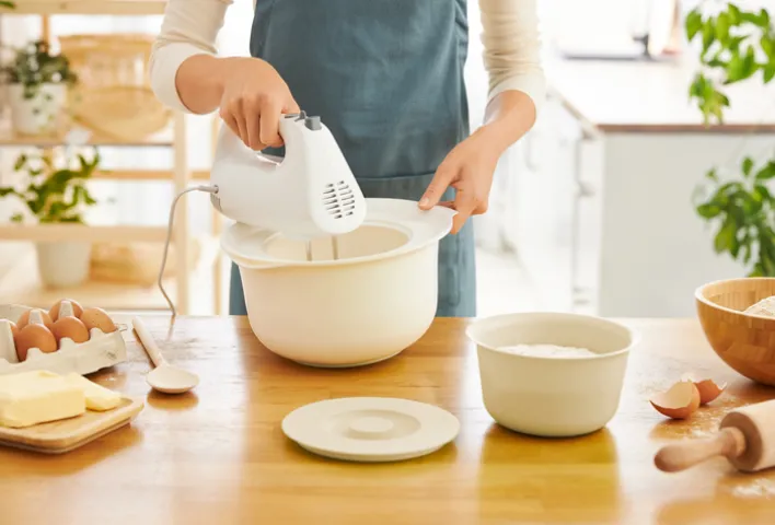 rotho Rührschüssel-Set FRESH Kunststoff Cool grau