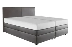 ruf Boxspringbett BELLEVUE 180 x 200 cm mittelgrau