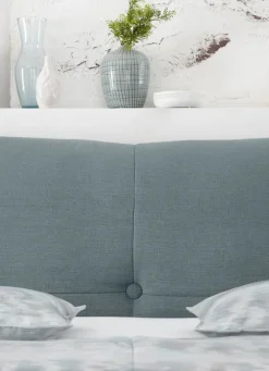 ruf Boxspringbett SENTA 180 x 200 cm blau