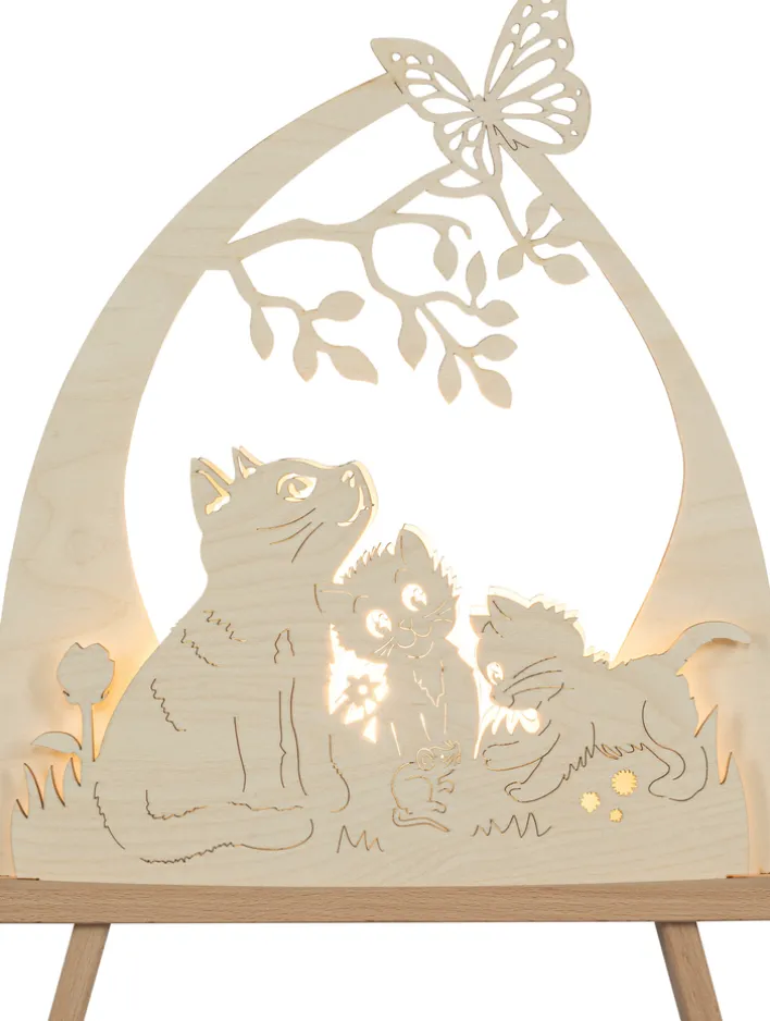 SAICO Weihnachtsbaumschmuck KATZENFREUND 41x30x6 cm