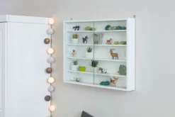 Sammlervitrine ADAM 80x60x9,5 cm Weiß