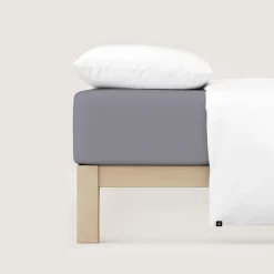 schlafgut Jersey-Spannbettlaken PREMIUM 180-200 x 200-220 cm grau