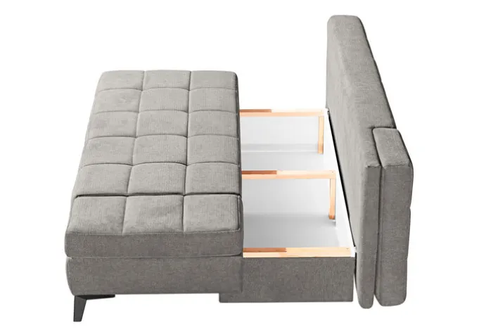 Schlafsofa TABBY III 204 cm hellgrau