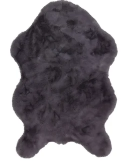 SCHÖNER WOHNEN-Kollektion Fellteppich TENDER 60 x 90 cm anthrazit