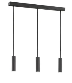 SCHÖNER WOHNEN-Kollektion LED Pendellampe STINA 3-flg schwarz