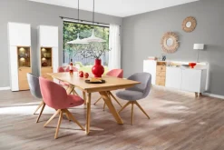 SCHÖNER WOHNEN-Kollektion Polsterstuhl SW BOWL Eiche/ grau