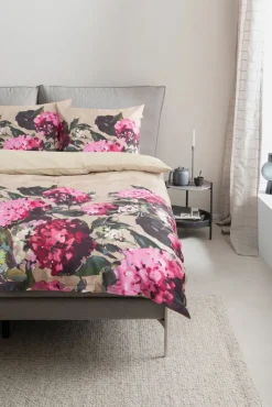 SCHÖNER WOHNEN-Kollektion Satin-Bettwäsche HORTENSIE 135 x 200 cm beige