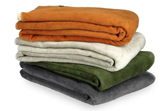 SCHÖNER WOHNEN-Kollektion Wohndecke NORDICA 150 x 200 cm stein/weiß