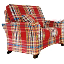 SCHRÖNO Sessel SYDNEY Stoffbezug kariert