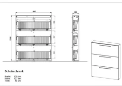 Schuhkipper UTAH 100 x 129 cm beige