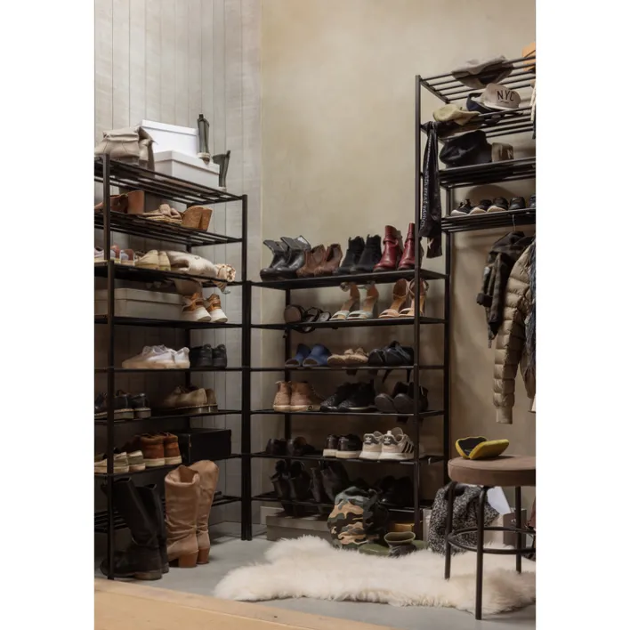 Schuhregal FERRO 85 x 40 cm schwarz