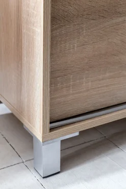 Schuhschrank 100 x 108 cm Sonoma Eiche braun