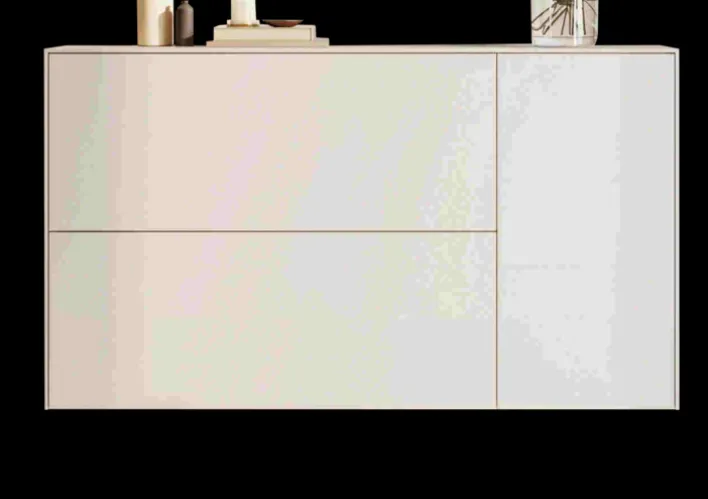 Schuhschrank MINEO 137 x 78 cm kaschmir-grau