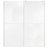 Schwebetürenschrank CHANCE 170 x 195 x 59 cm Nachbildung weiß